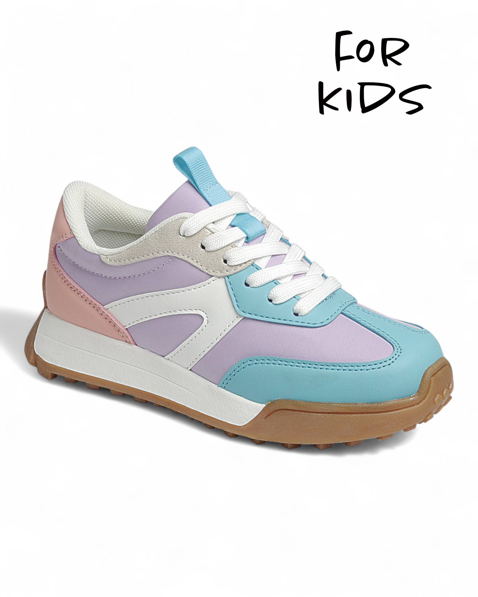 FASHION EMPORIO - Wholesale Lifestyle Sneakers - Kids - Kids Lace up Sneaker Shoes FL-ROUND-13K8