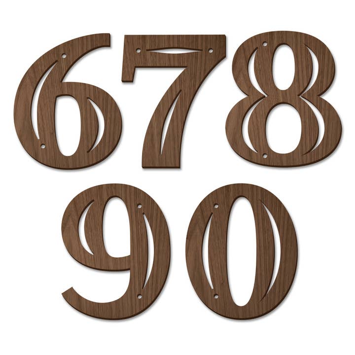 Inspired Indigo – Engroshandel 3D-vægkunst – Træbogstaver og tal vægkunst - moderne design12