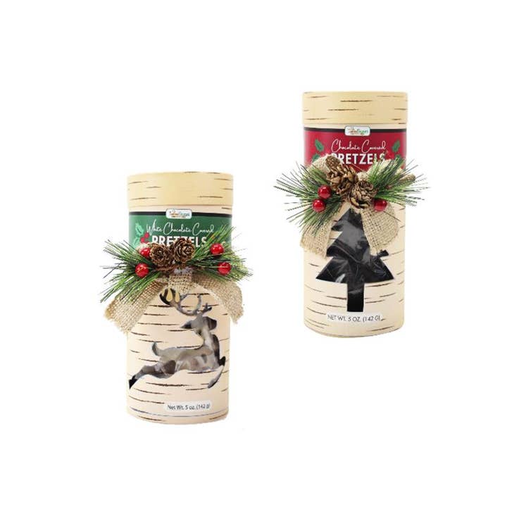 Too Good Gourmet - Wholesale Pretzels - Woodland Pretzel Jars (5oz)