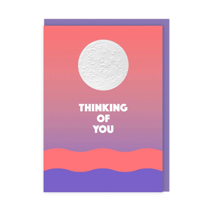 Thinking Of You | Bright Heartfelt Moon Support Sympathy for wholesale by LoveLossDiscoballs