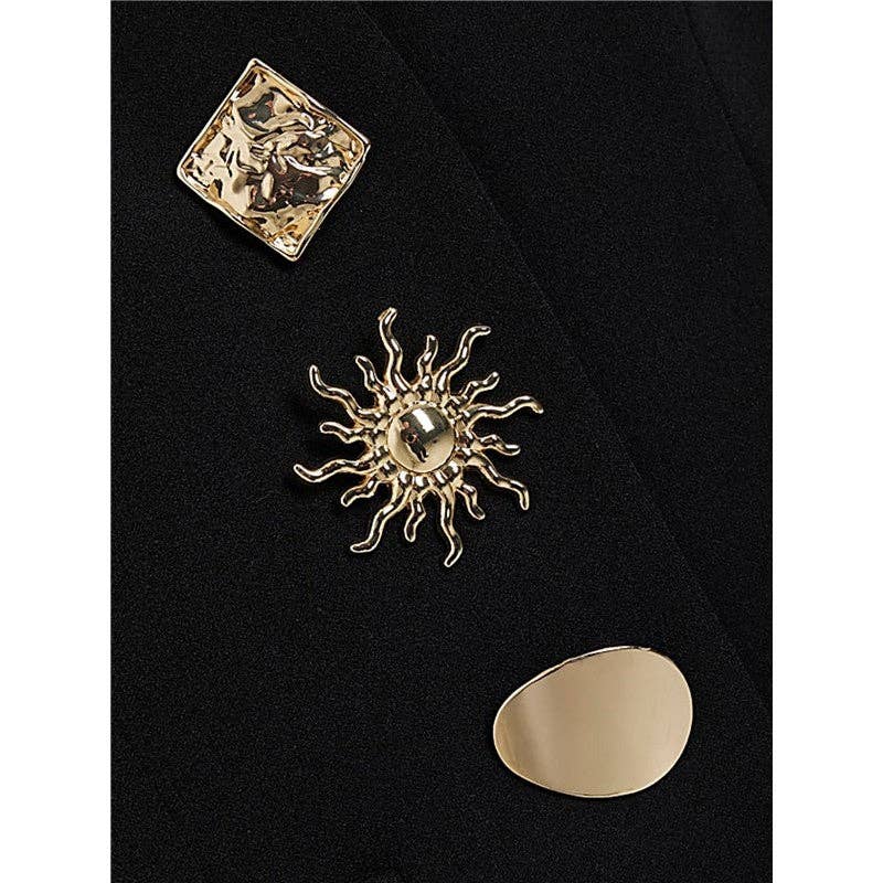 SVART Ärmlös väst med hög midja och vida byxor för wholesale på Faire3