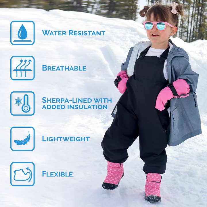 Jan & Jul - Wholesale Booties - Kids - Pink Rainbow | Toasty-Dry Booties
