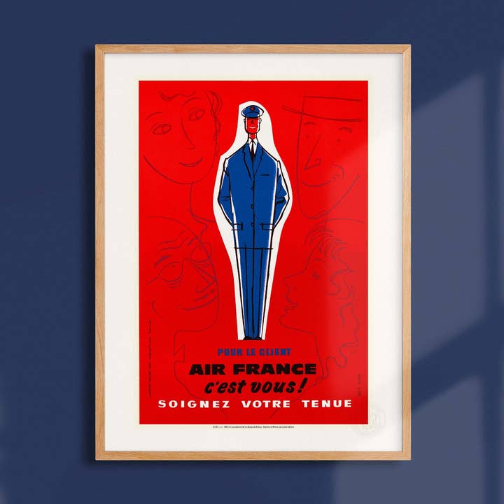 Oneart - Wholesale Poster - Air France Poster / Mind Your Attire - AFL13213