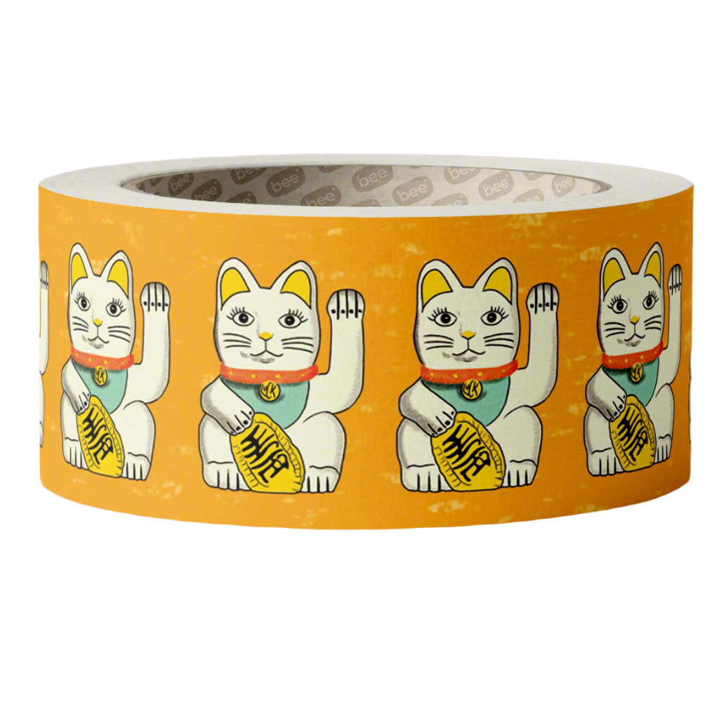 Fawn & Thistle Ltd (US Duties Paid) - Wholesale Washi Tape - Lucky Cat Washi Tape | Paper Tape | Cat Stationery1