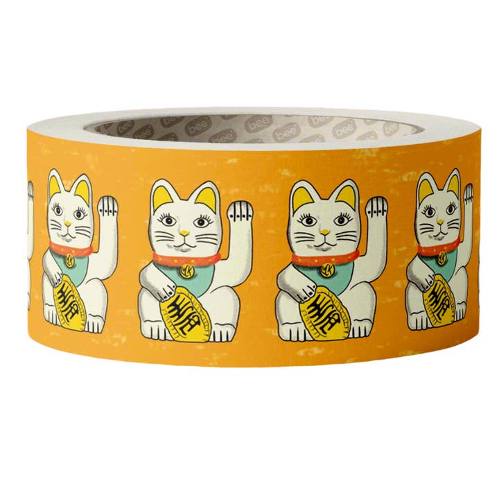 Fawn & Thistle Ltd (US Duties Paid) - Wholesale Washi Tape - Lucky Cat Washi Tape | Paper Tape | Cat Stationery1