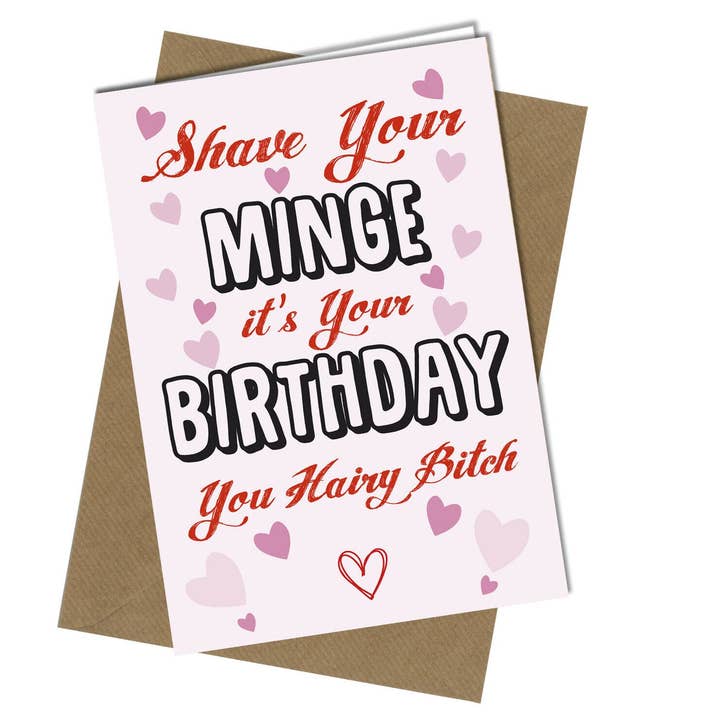 #970 Shave for wholesale by Close to the Bone Greeting Cards and Gifts