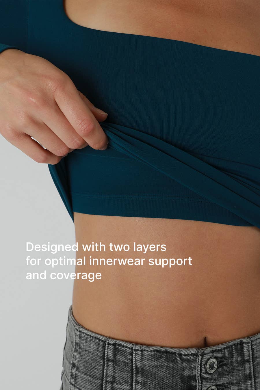 NIKIBIKI – wholesale Knit top – Women's – NS8312- Square Neck Ls Top10