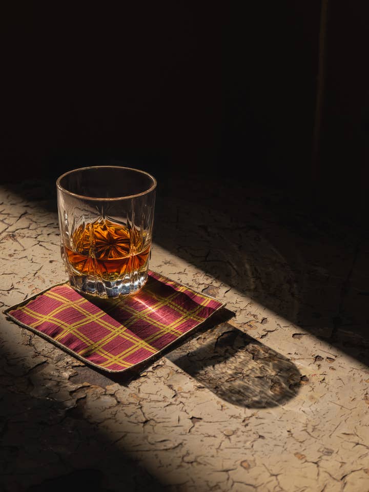 Cocktail Napkins Double Sided Grid Martini for wholesale by Tortuga Forma