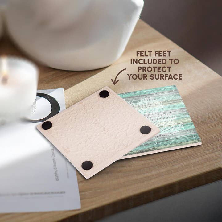 3dRose - Wholesale Coasters - 3dRose, A rustic weathered coastal and nautical coral design for beach decor., Coaster3