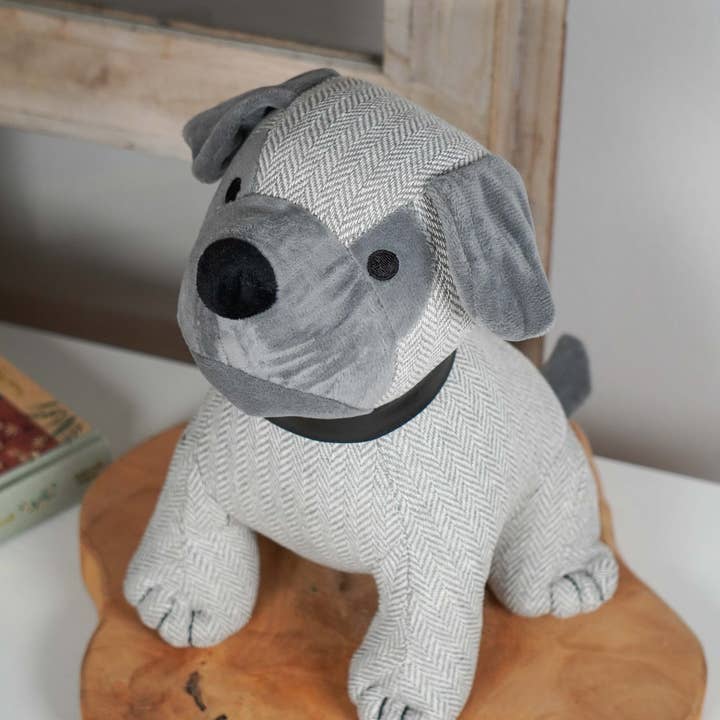 Grey Bulldog doorstopper 28 cm Isabelle Rose for wholesale by Isabelle Rose