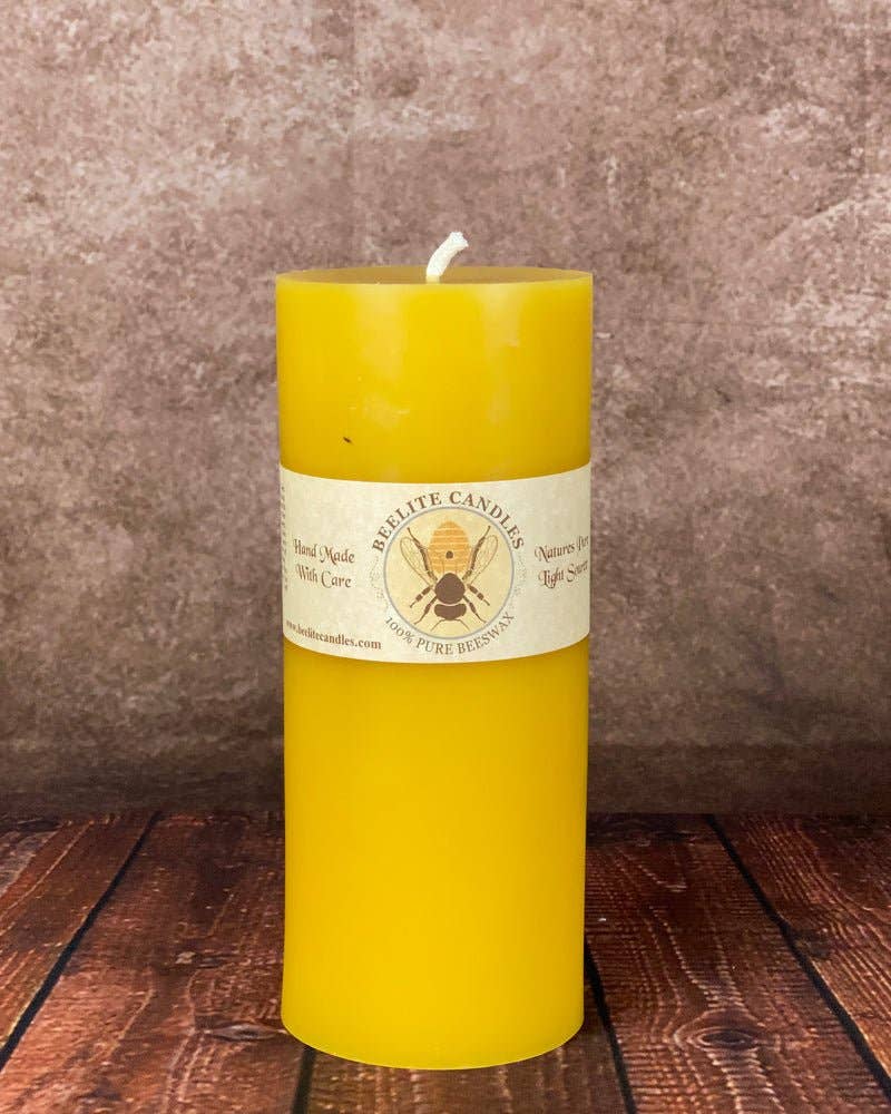 Beelite Candles - Wholesale Pillar Candle - Smooth Beeswax Pillar Candles9