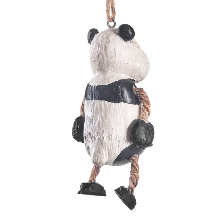 J Devlin Glass Art & Bert Anderson Collection - Wholesale Ornament - Panda Bear Zoo Ornament by Bert Anderson | BAC 124