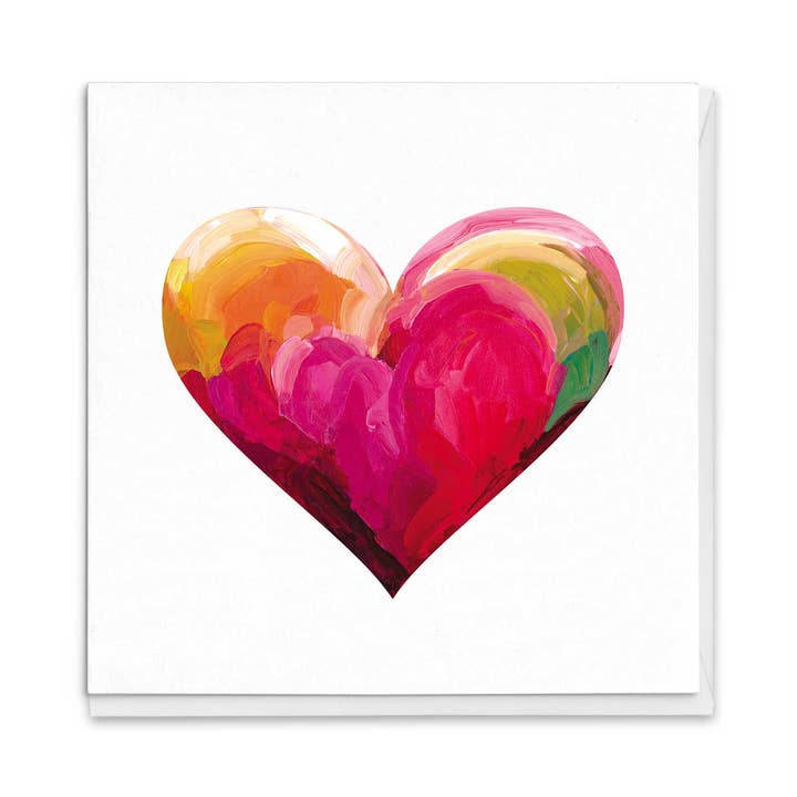 Tarjeta de San Valentín | Tarjeta de amor | Corazón de amor para venta al por mayor de Susannah Bleasby Art