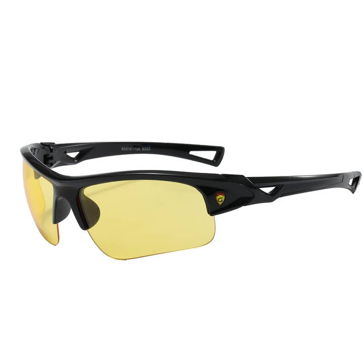 Trio Trading - Wholesale Sunglasses - Unisex - Semi-Frame Sport Sunglasses PC UV400, Assorted Color 12 Pack2