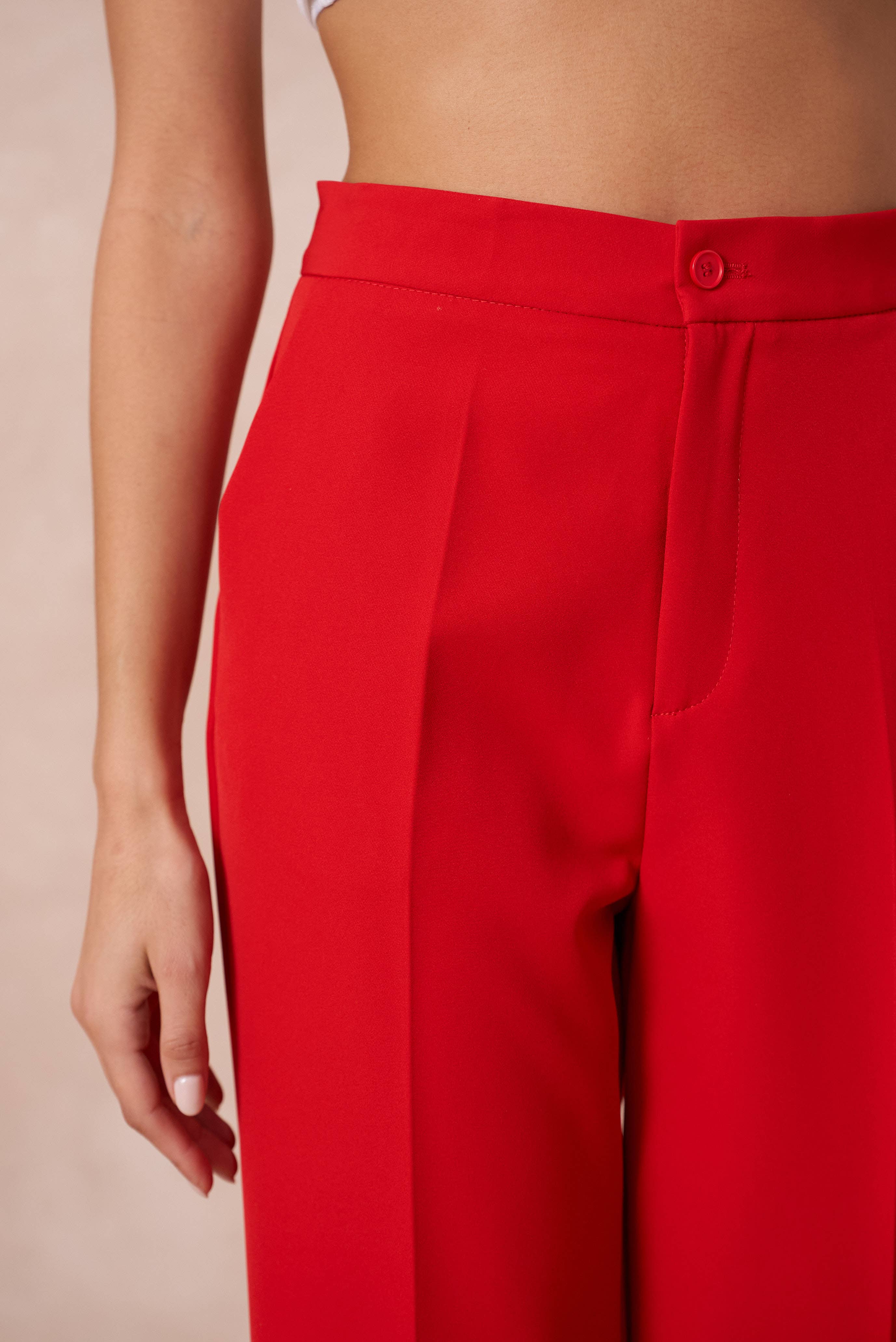 Attentif Paris - Vente Pantalon – femme - [Timeless] Pantalon unie coupe droite5