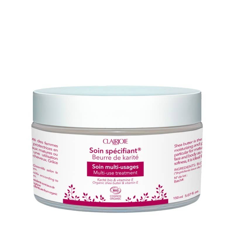 Clairjoie – wholesale Body balm/butter – Certified organic shea butter multi-purpose treatment 150 ml1