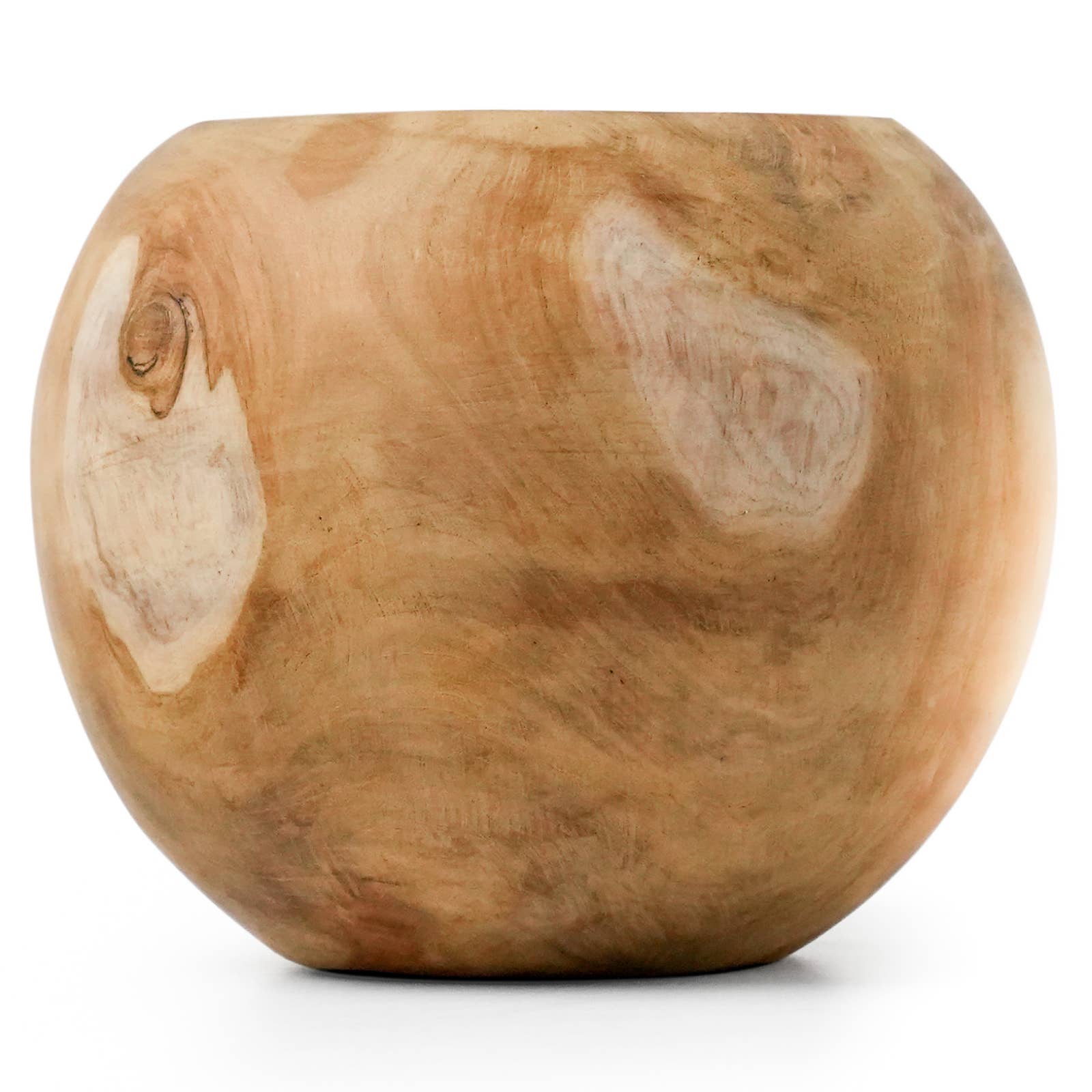 Rainforest Bowls - Wholesale Vaas - 5,5 inch bal teakhouten wortelvaas4