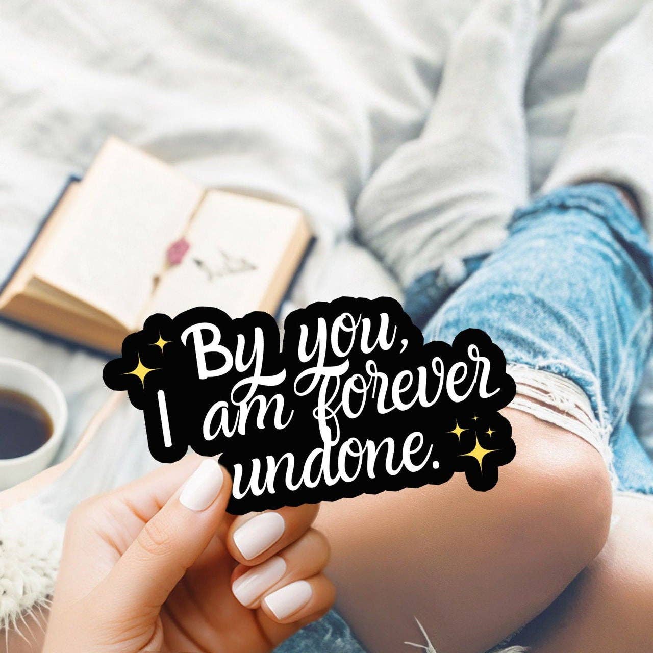 Bookish Queen - Vente Autocollant - Autocollant de Cardan Greenbriar, Prince Cruel - Par toi, je suis à jamais défait.1