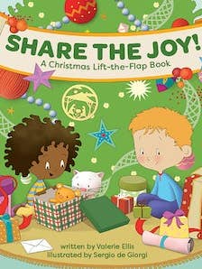 Share the Joy! A Christmas Lift-the-Flap Book for wholesale by Paraclete Press