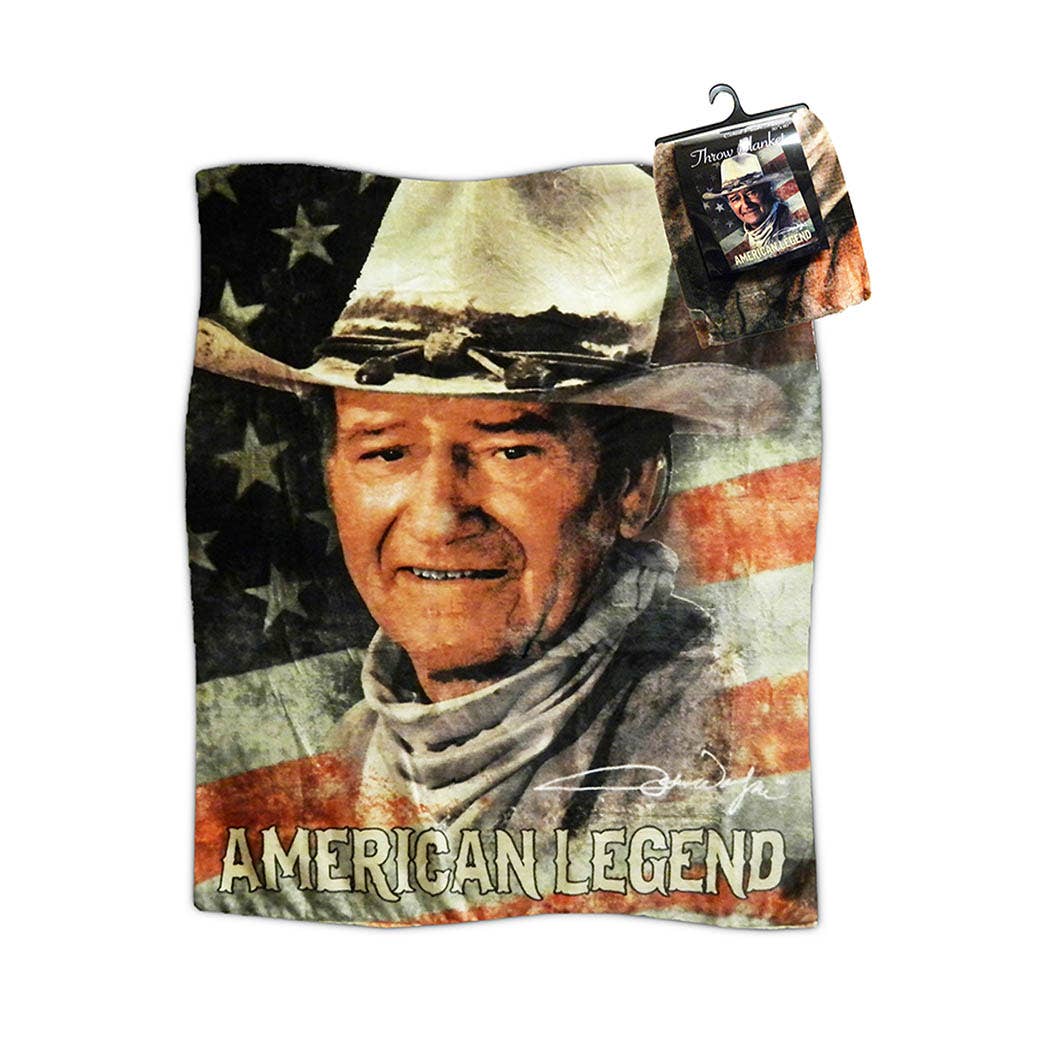 MID-SOUTH PRODUCTS - Wholesale Throw Blanket - John Wayne Throw Blanket - American Legend1