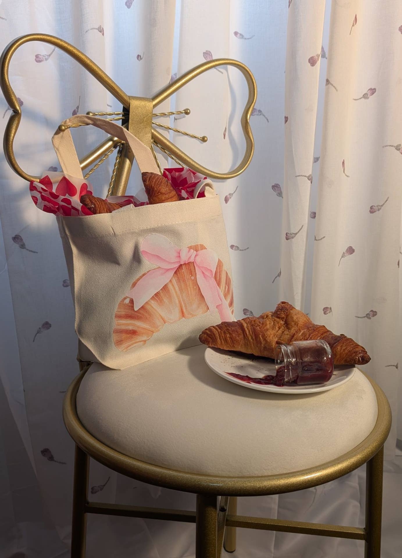 Boozy Sunrise - Vente Tote bag – femme - Sac à livre avec design croissant mignon2