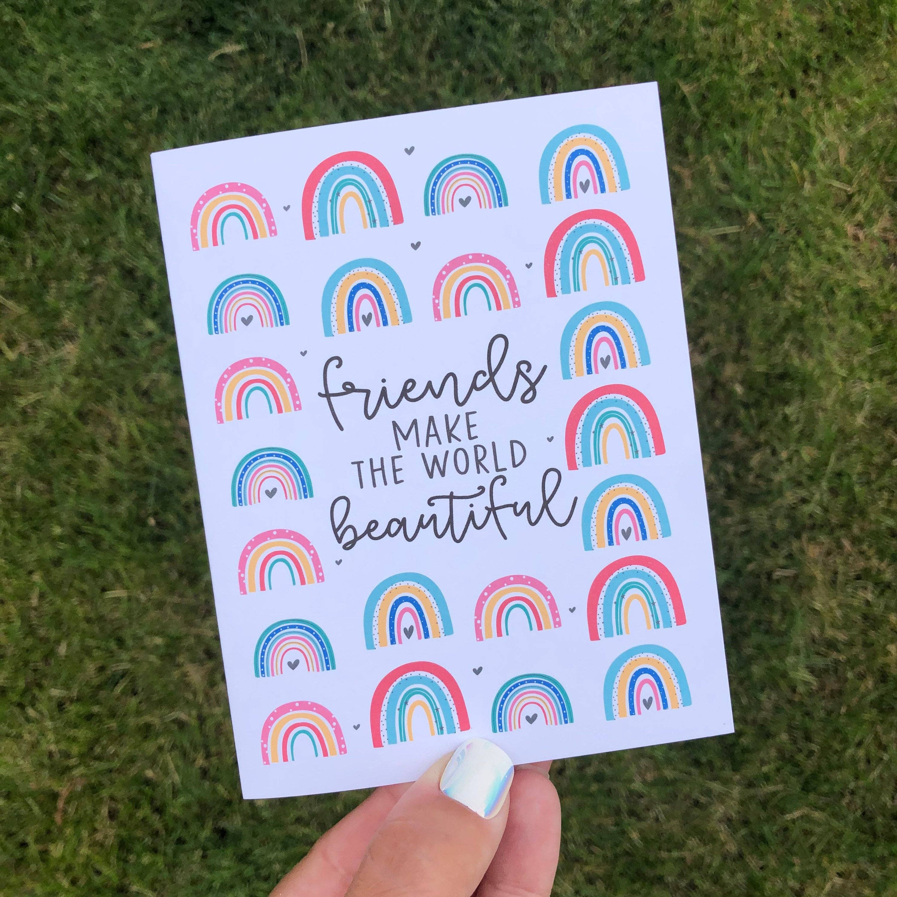 Personal Paper Hugs - Wholesale Friendship Card - Just Because Supportive Friendship Greeting Card for Friend, Social Distance Long Distance Friendship Card1