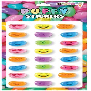 Wrapables 3D Puffy Stickers, Crafts & Scrapbooking Stickers (5