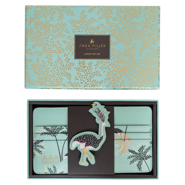 Sara Miller Travel Wallet + Key Ring for wholesale by Pelham Group