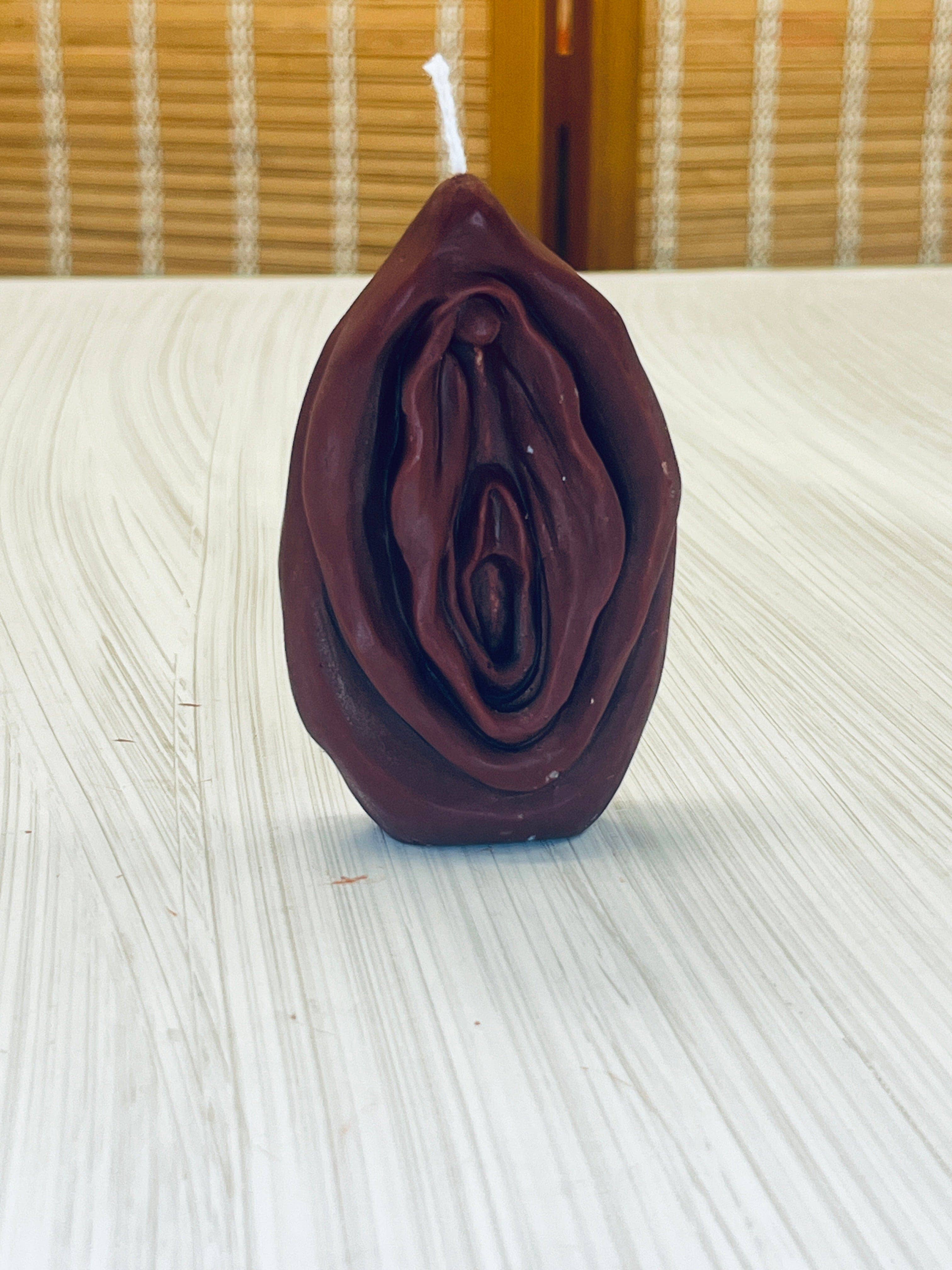 MadebyOmo - Wholesale Novelty Candle - Goddess Skin toned soy pillar candles l Adult  Candle l Kink9