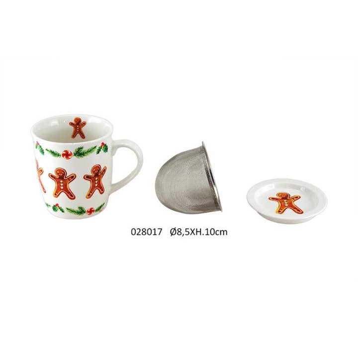Spicy Tea Mug Set Ø8.5 X H.10 cm / 325 ml for wholesale by Faye