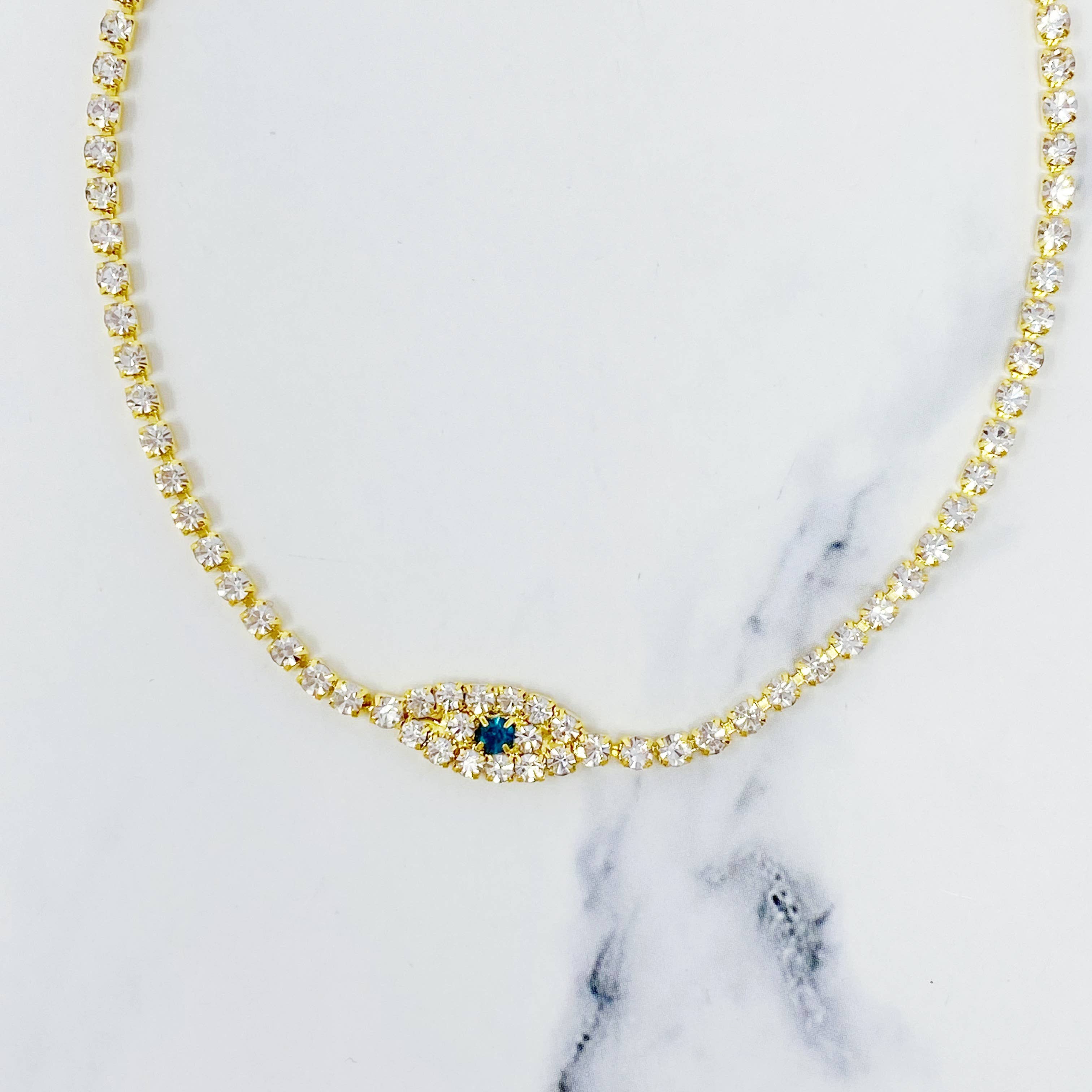 Ellison+Young - Wholesale Anklet - Sparkle Evil Eye Anklet2