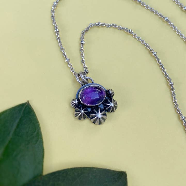 Cosmos Halskette - Amethyst für den Großhandel von Blue and Blue