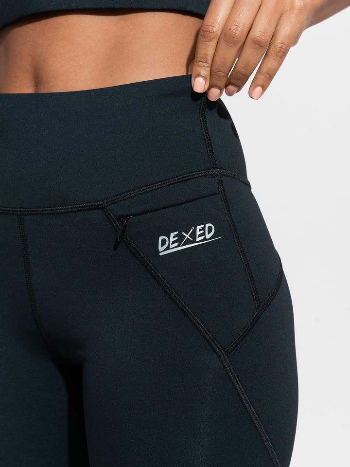 Complete Sports Leggings Set | Black Bones Bra for wholesale by Dexed