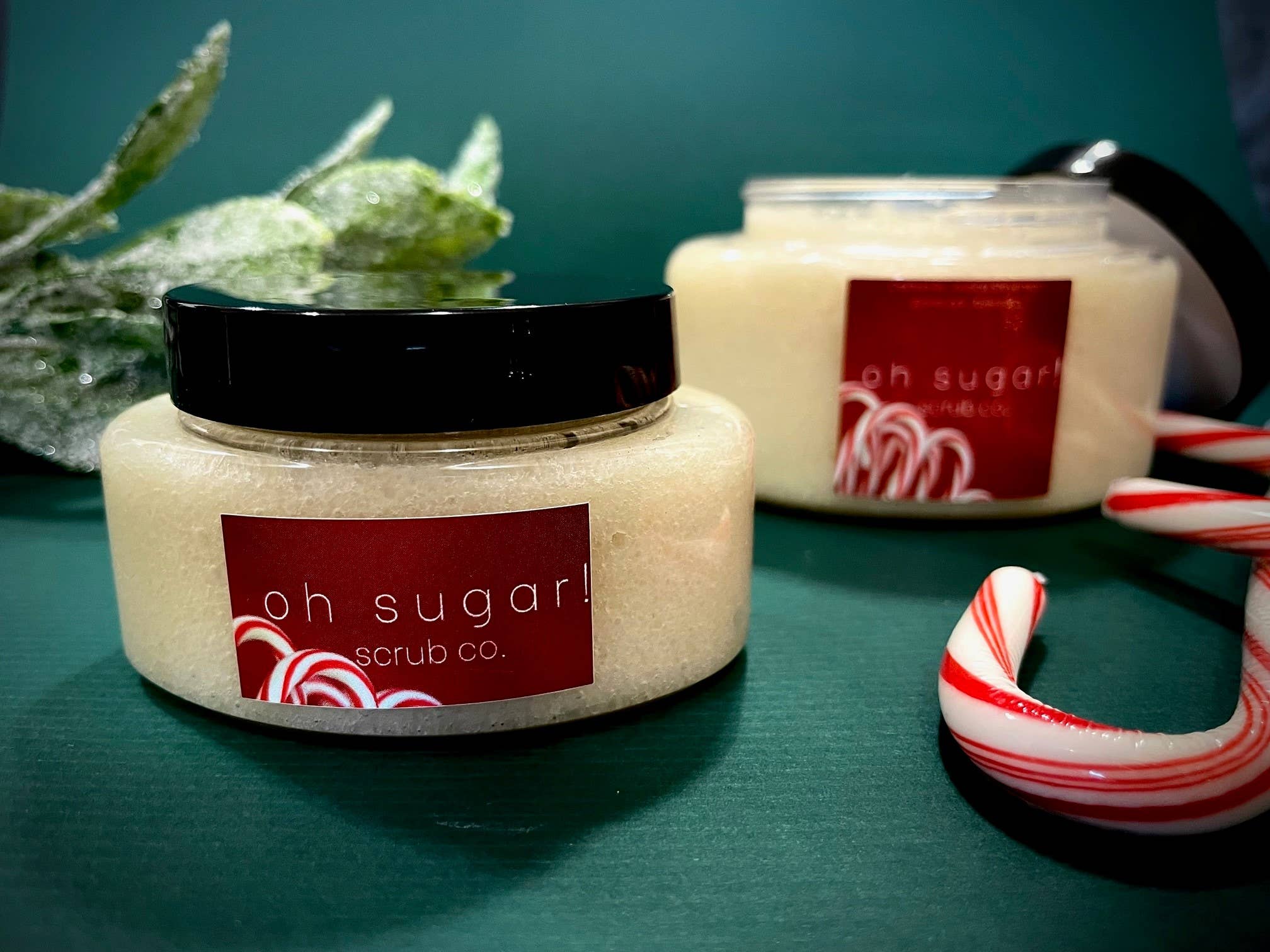 oh sugar! - Wholesale Body Scrub/Exfoliant - Candy Cane Sugar Scrub for Body - Small1