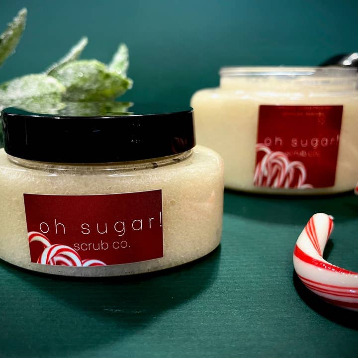 oh sugar! - Wholesale Body scrub/exfoliant - Candy Cane Sugar Scrub for Body - Small1