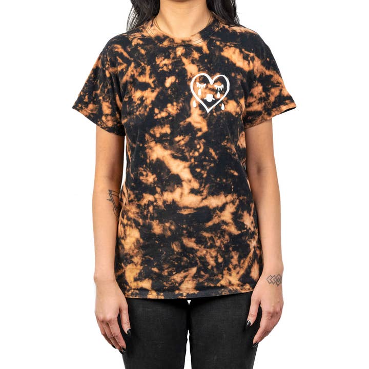 Sad Girls T-shirt | Bleached for wholesale by Sad Sad Club