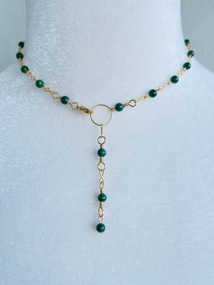 Handmade Gemstone Links Necklace for wholesale by Hand Art Soul