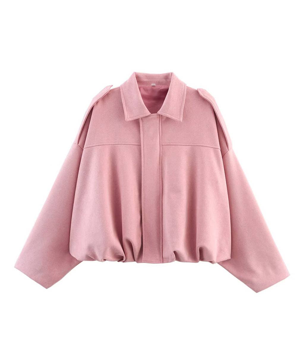 Aria Romance - Wholesale Jacket - Women's - Suede Texture Lapel Jacket16