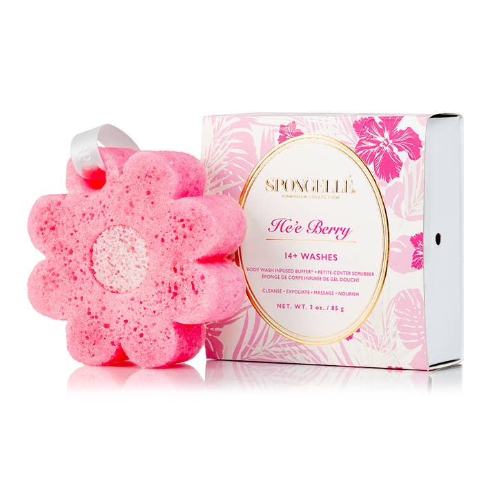 Spongellé | Christmas 2025 | Stocking Stuffers | Gifts - Wholesale Bath pouf/sponge - Hawaiian Body Buffer Assorted Pack2