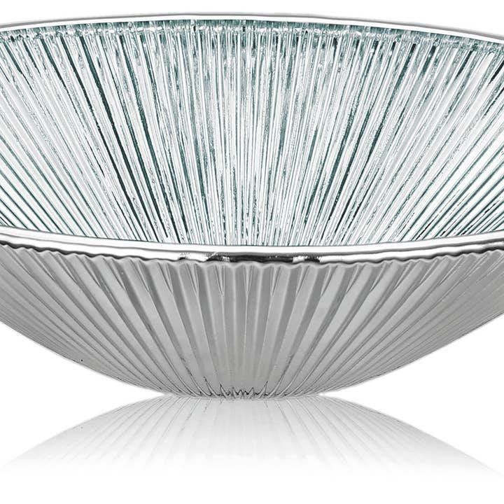 Bol Lirica Isthar en verre décoré argenté plaqué argent pour la vente par IVV 1952