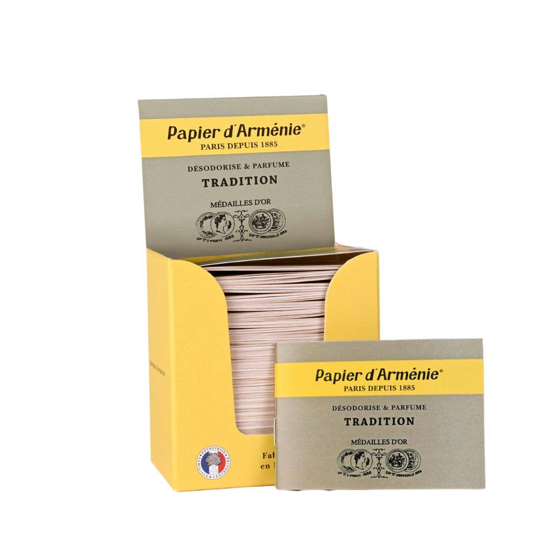 FRENCH SOAPS - Wholesale Incense - Papier D'Armenie Incense Paper - pack of 30 in display case0