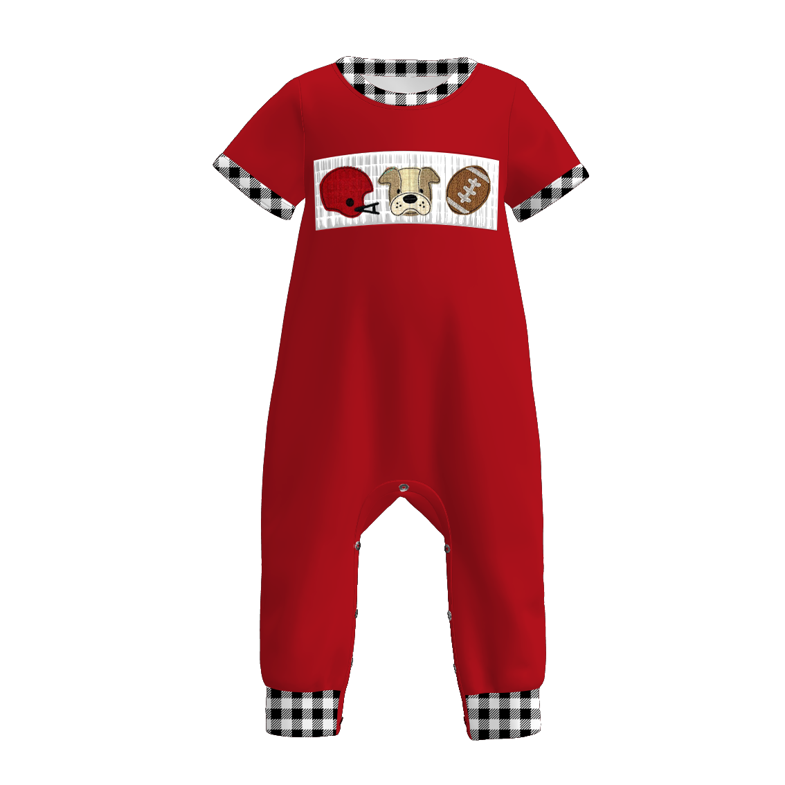 Auraquise - Wholesale Clothing Set - Baby - Georgia Football Embroidered Matching Sibling Outfits4