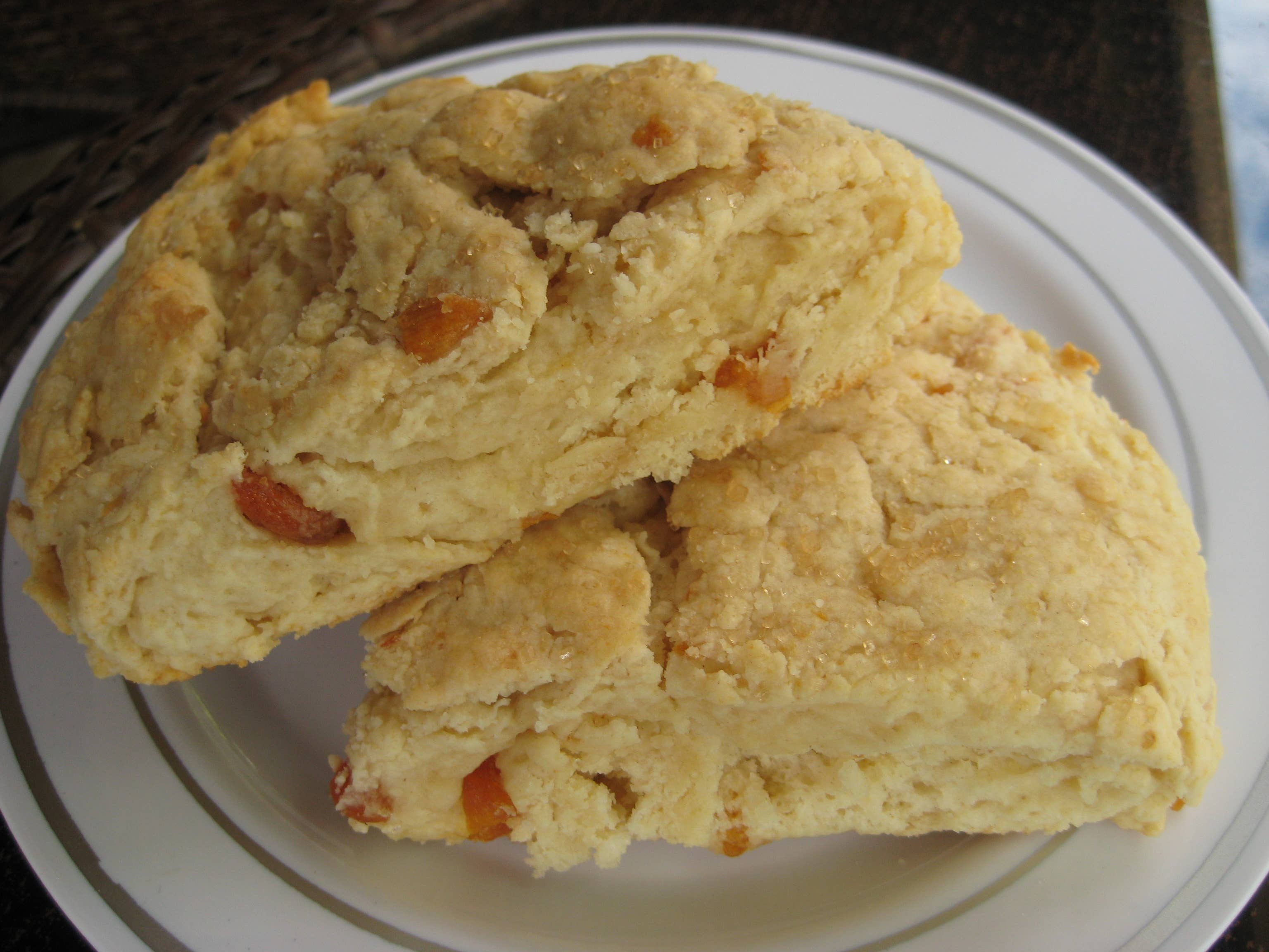 Papa Ray's Marketplace - Vente Préparation pour biscuits - Mélange à scones aux pêches et à la crème4