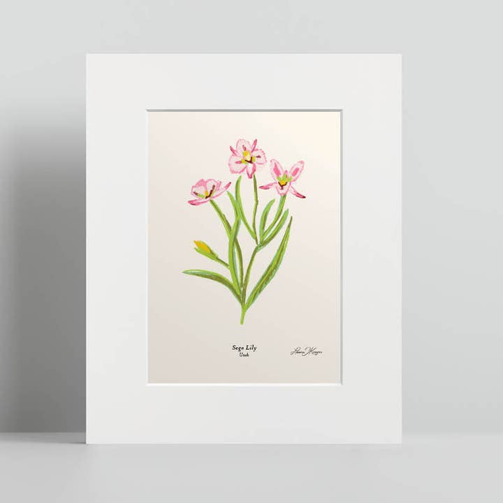 Addvent - Wholesale Art Print - US State Flowers / Small Art Prints43