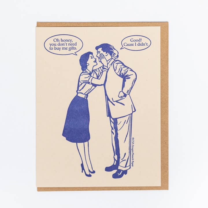 Åh honning lykønskningskort for engroshandel hos Lady Pilot Letterpress