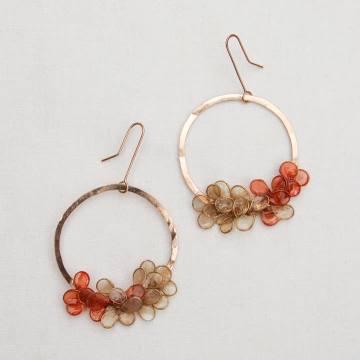 Laurel Earrings, Gold-Filled, Medium for wholesale by Verso