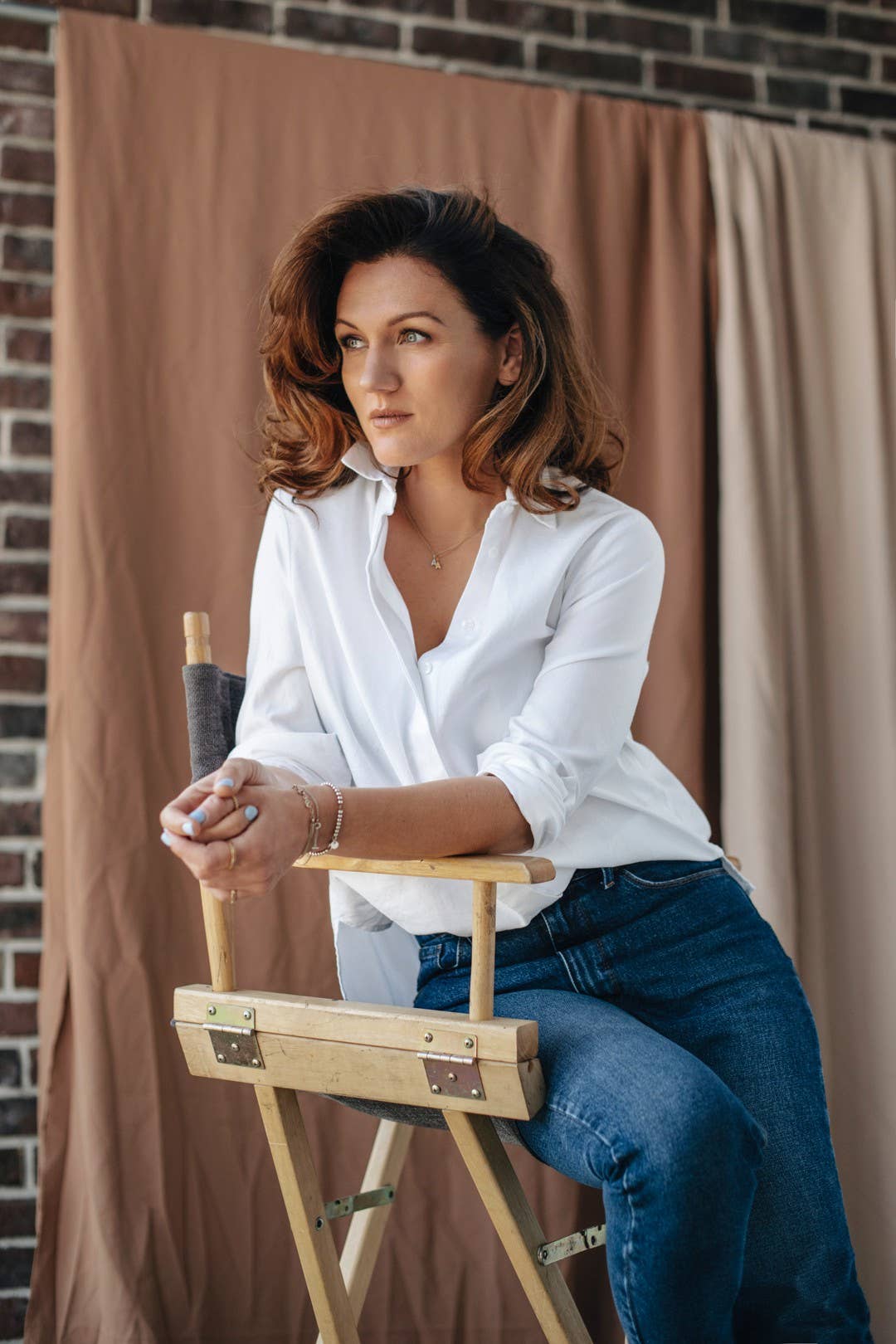 CAPSULE by Agnė Gilytė - Vente Chemise à col boutonné – femme - Chemise « FLORENCE » en coton de haute qualité20