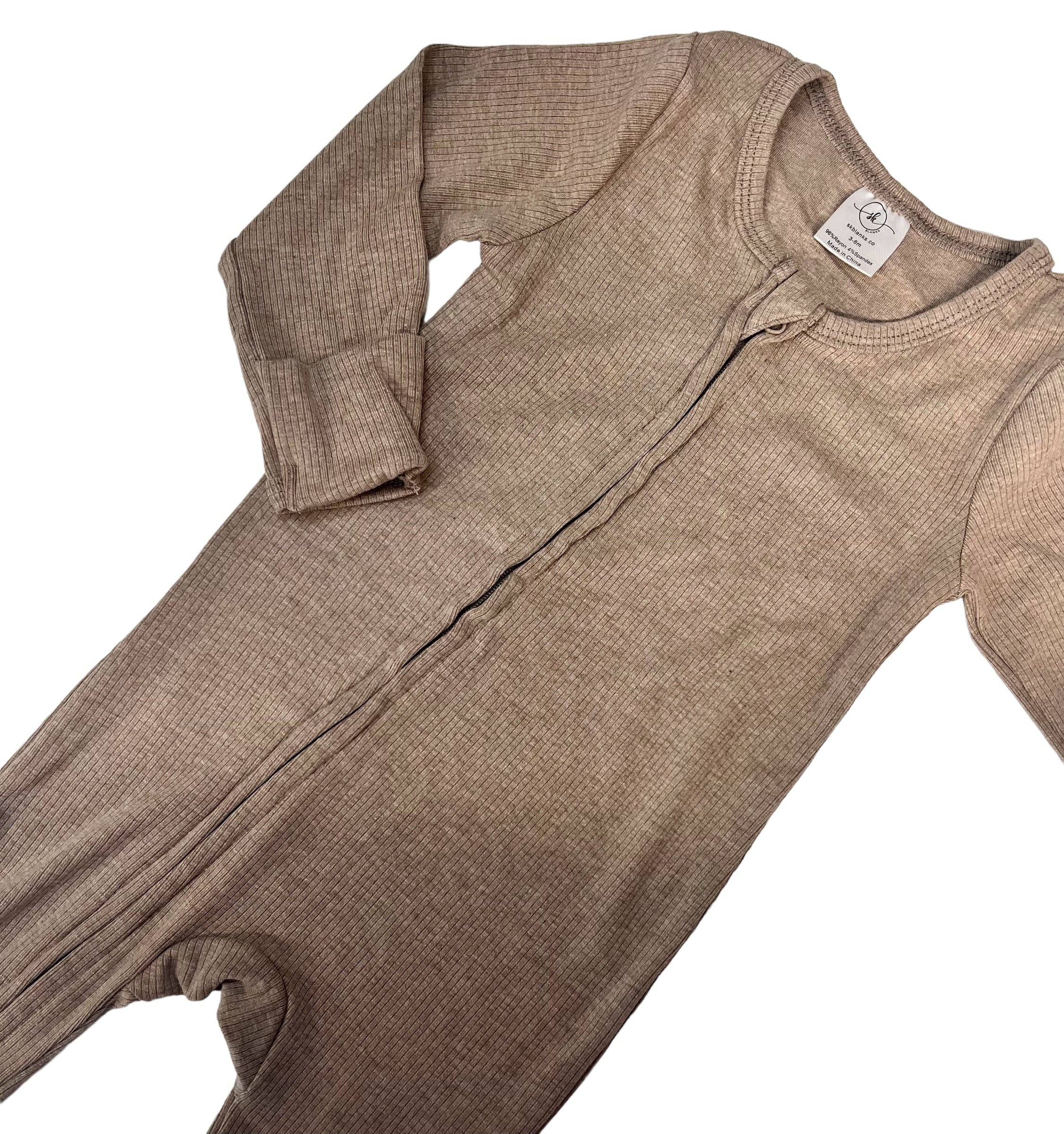 SK Blanks - Wholesale Jumpsuit - Baby - Ribbed Footie-Non Ruffle3