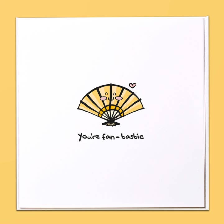 Je bent fan-tastisch Wenskaart voor wholesale door The Crafty Giraffe