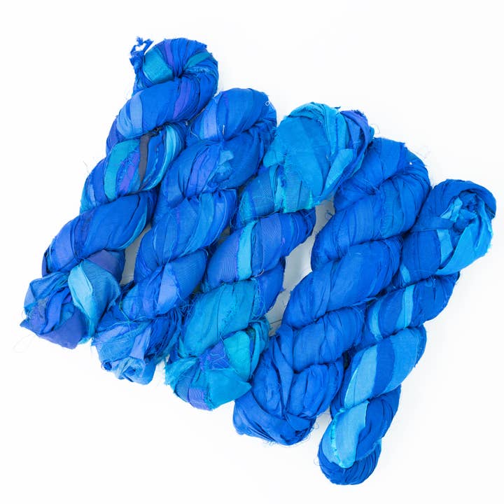 Ganxxet, Inc. - Wholesale Knutselbenodigdheden - Recycled sari zijden lint5